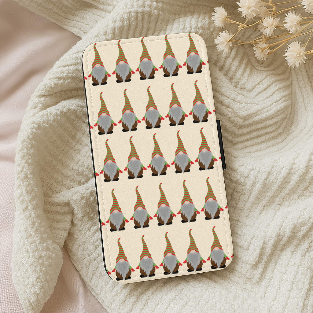 Gonks - Christmas Patterns Wallet Phone Case