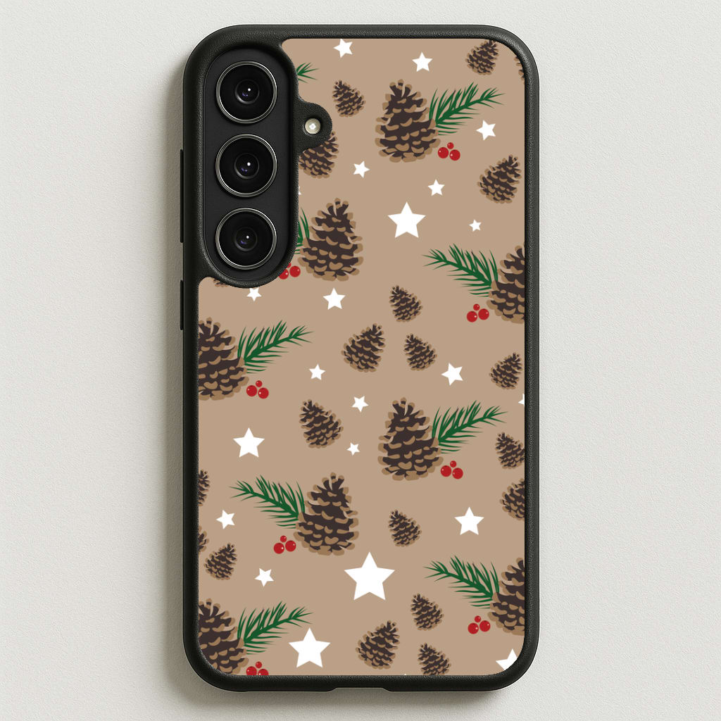 Acorn - Christmas Patterns Phone Case for Galaxy S25FE