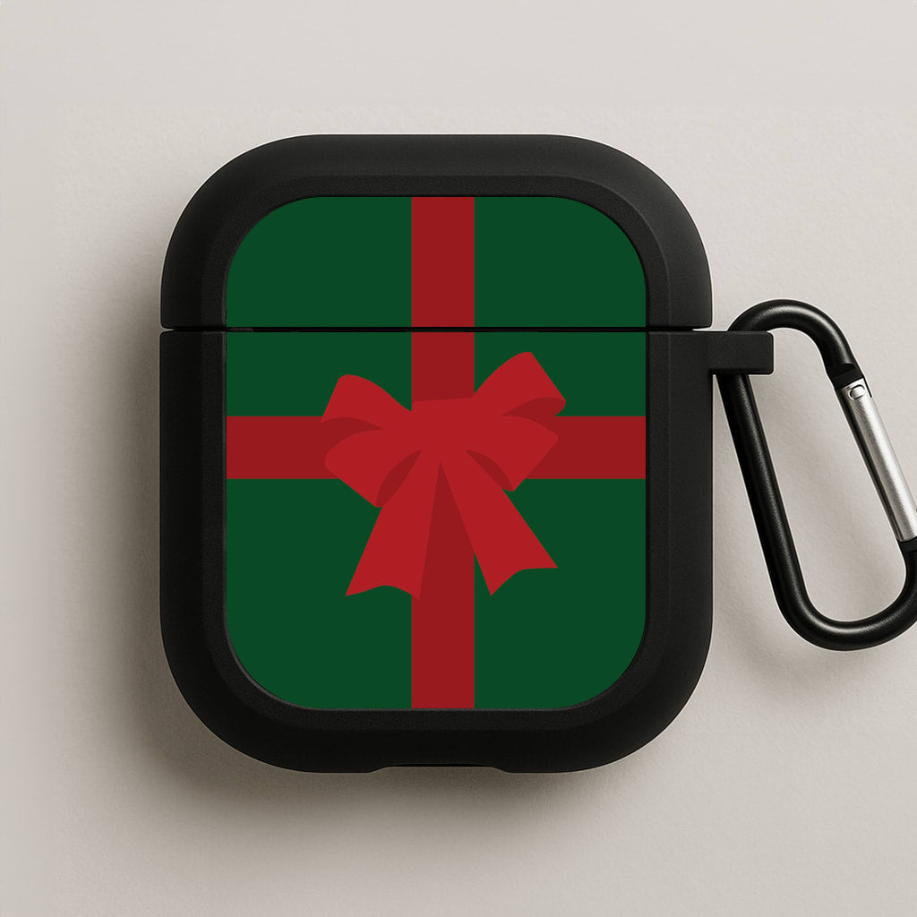 Xmas Bow - Christmas Patterns AirPods Case