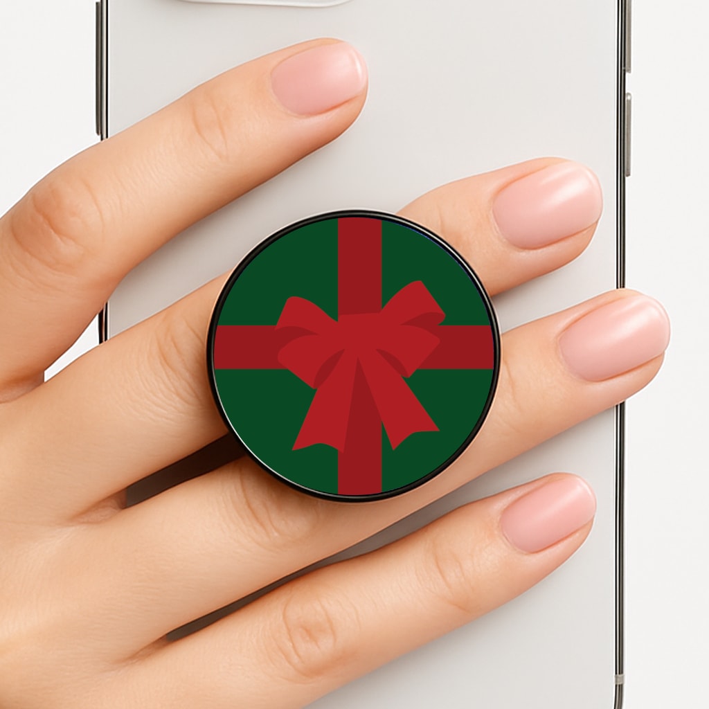 Xmas Bow - Christmas Patterns Phone Grip