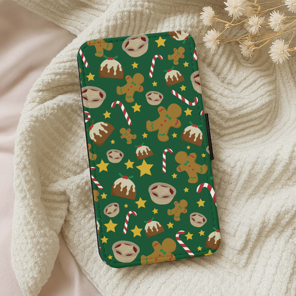 Festive - Christmas Patterns Wallet Phone Case