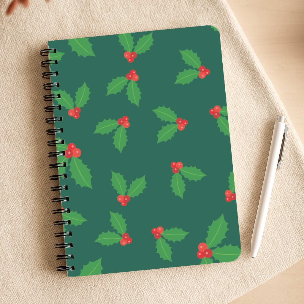 Holly - Christmas Patterns Notepad
