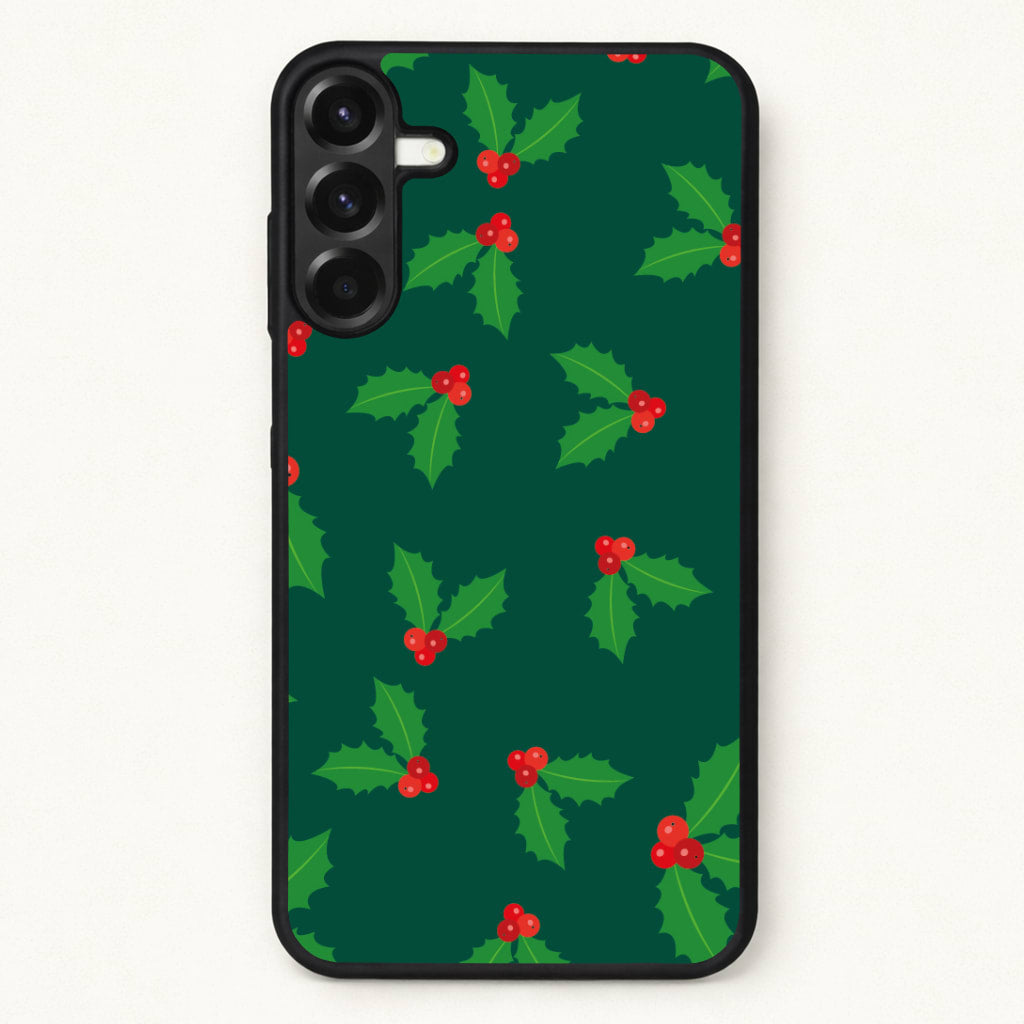 Holly - Christmas Patterns Phone Case for Galaxy A17