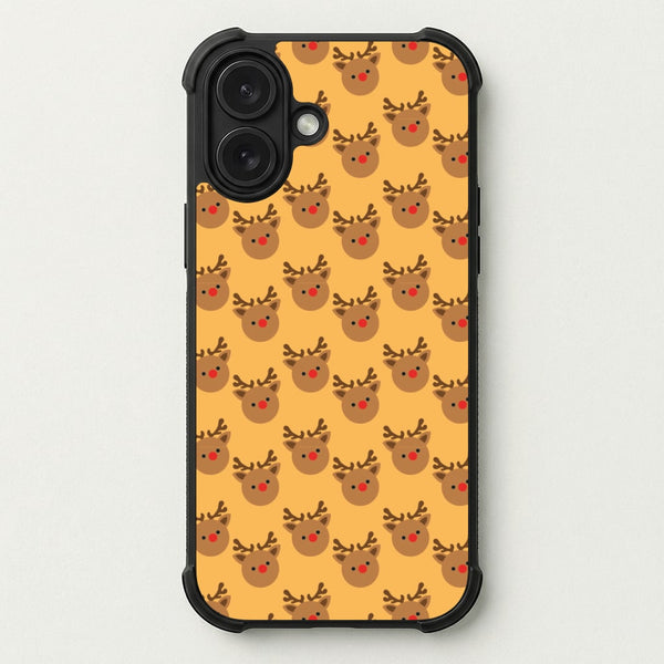 Rudolph Pattern - Christmas Patterns Phone Case — Bumper case