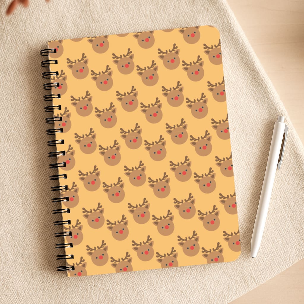Rudolph Pattern - Christmas Patterns Notepad