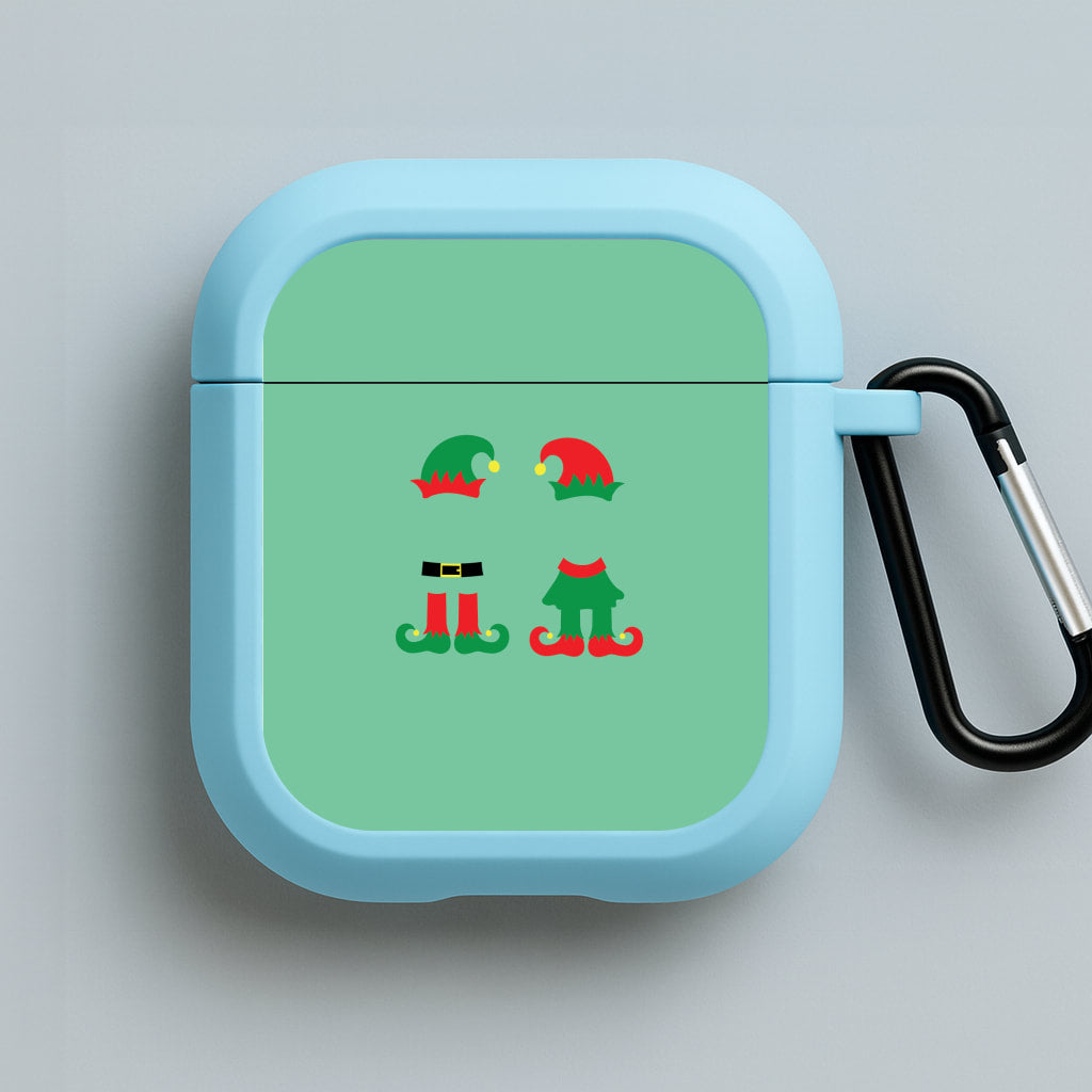 Elf Body - Christmas Blue AirPods Case