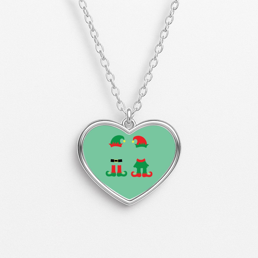 Elf Body - Christmas Heart Necklace