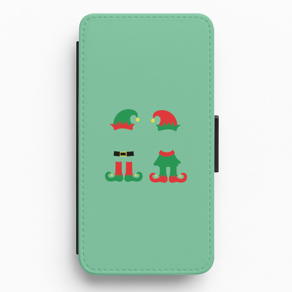 Elf Body - Christmas Flip / Wallet Phone Case