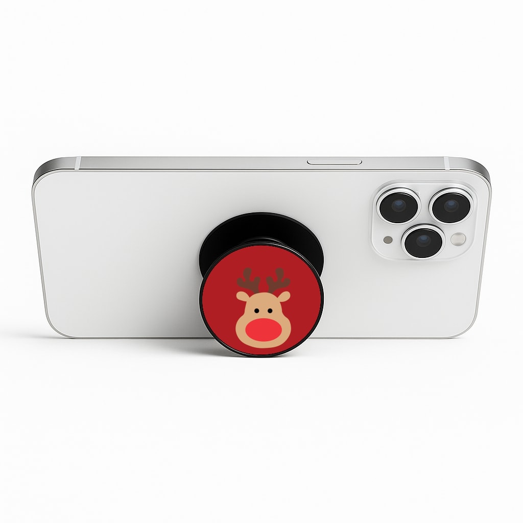 Rudolph Face - Christmas Phone Stand