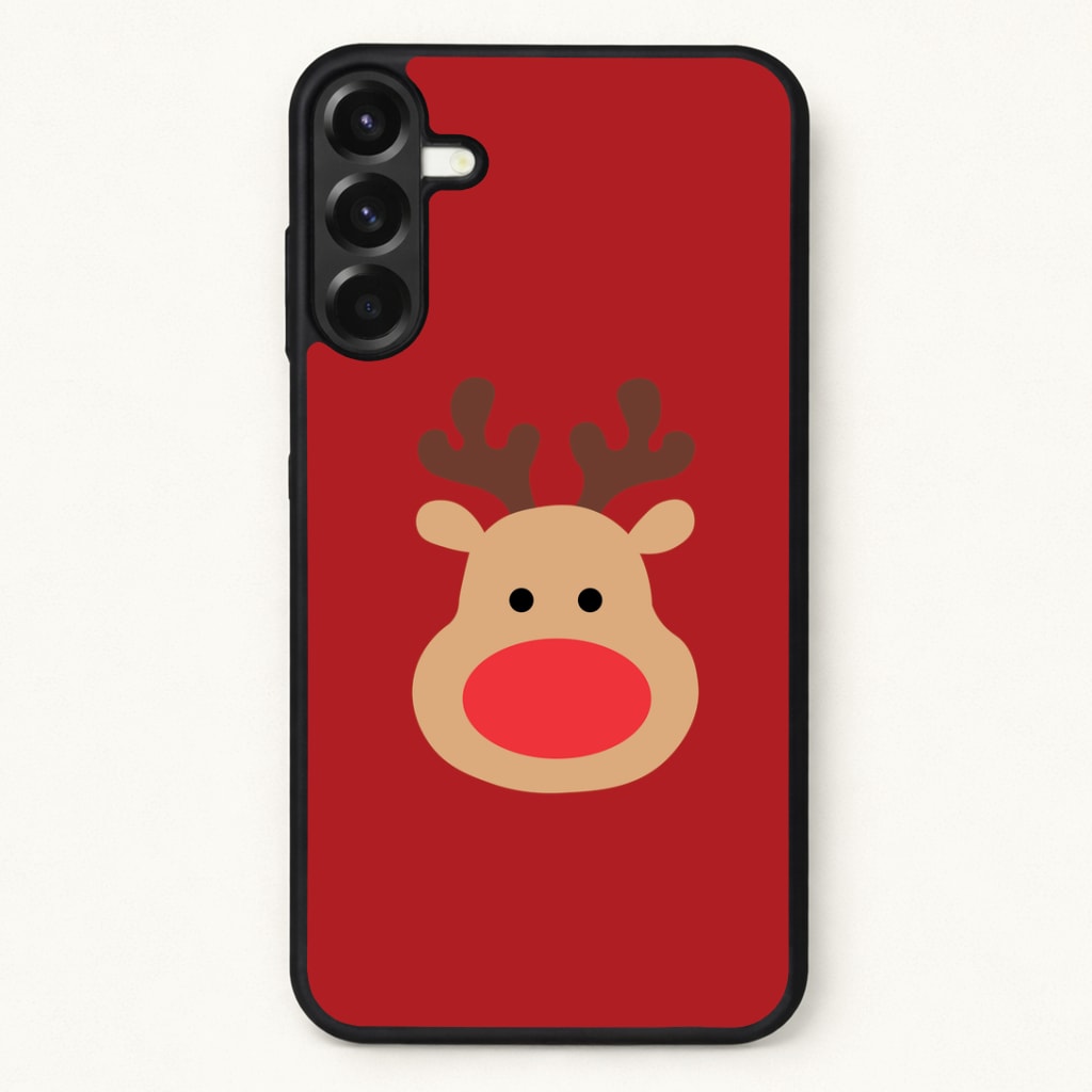 Rudolph Face - Christmas Phone Case for Galaxy A57