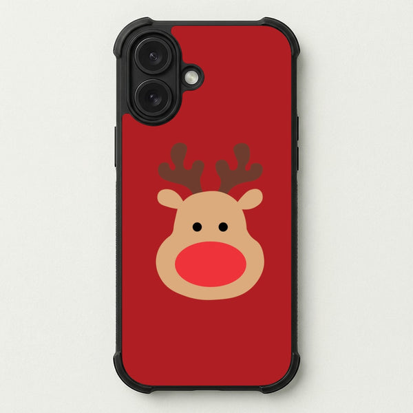 Rudolph Face - Christmas Phone Case — Bumper case