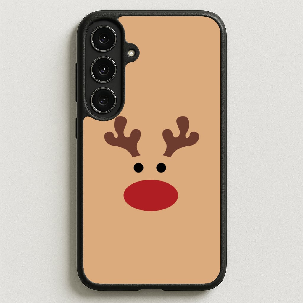 Rudolph Red Nose - Christmas Phone Case for Galaxy S25FE