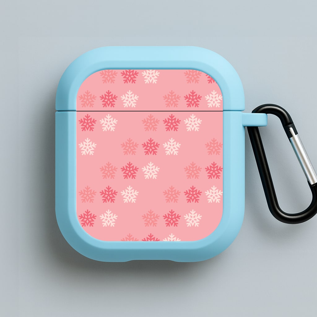 Christmas Pattern 4 Blue AirPods Case
