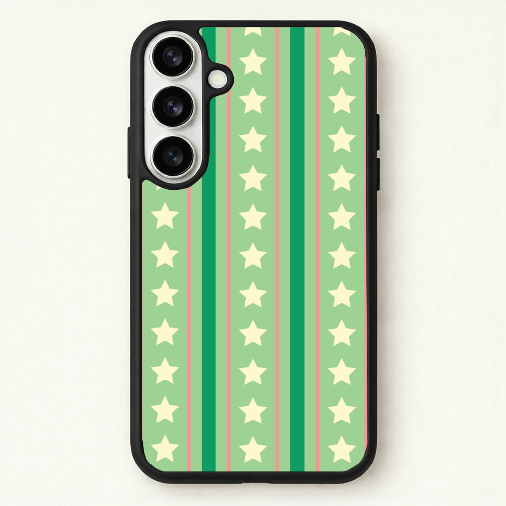 Stars And Stripes Christmas Pattern Phone Case for Galaxy S26