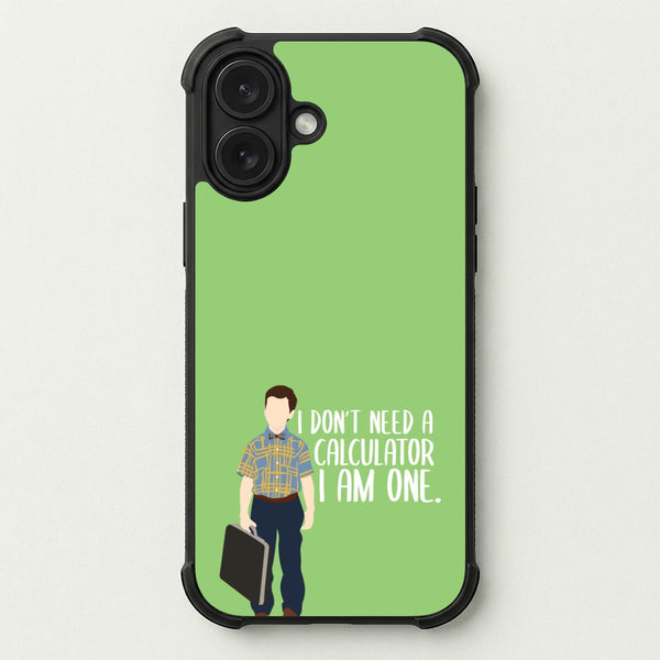 I Don't Need A Calculator - Sheldon Phone Case — Bumper case