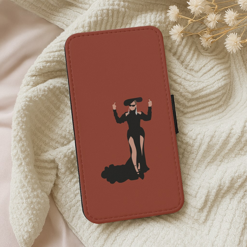 Middle Fingers - Queen B Wallet Phone Case
