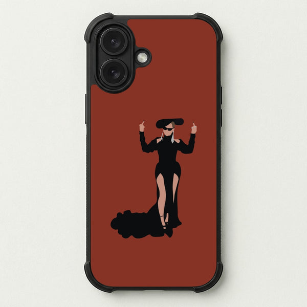 Middle Fingers - Queen B Phone Case — Bumper case