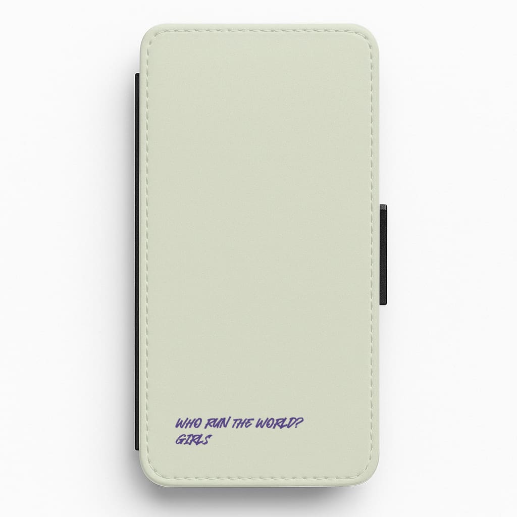 Who Run The World - Queen B Flip / Wallet Phone Case