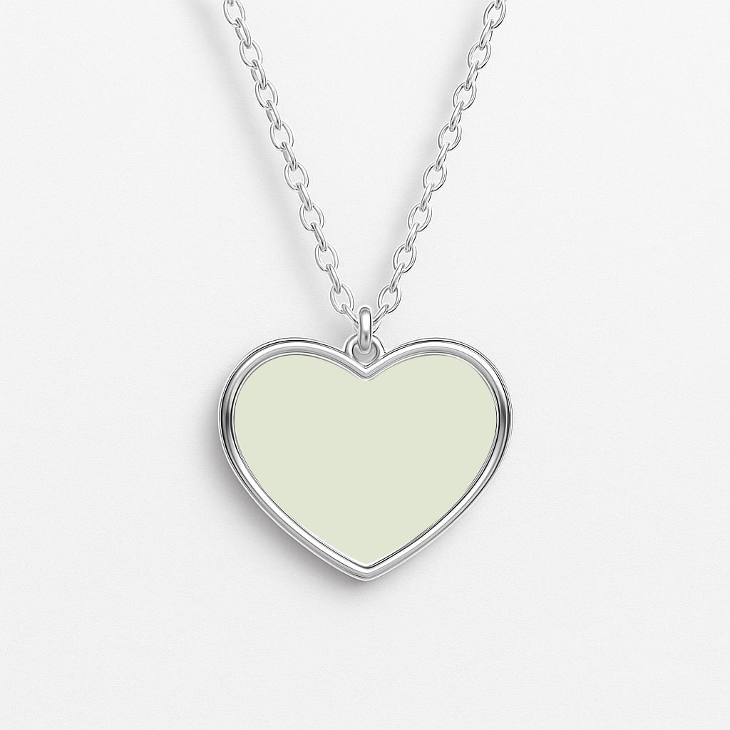 Who Run The World - Queen B Heart Necklace