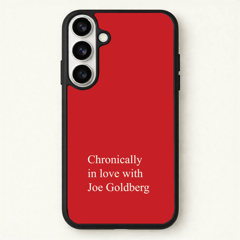 Chronically In Love With Joe Phone Case for Galaxy S26 Plus