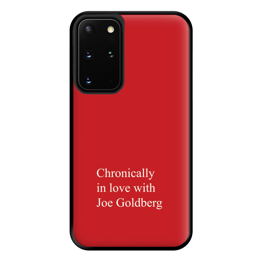 Chronically In Love With Joe Phone Case for Galaxy S20 Plus