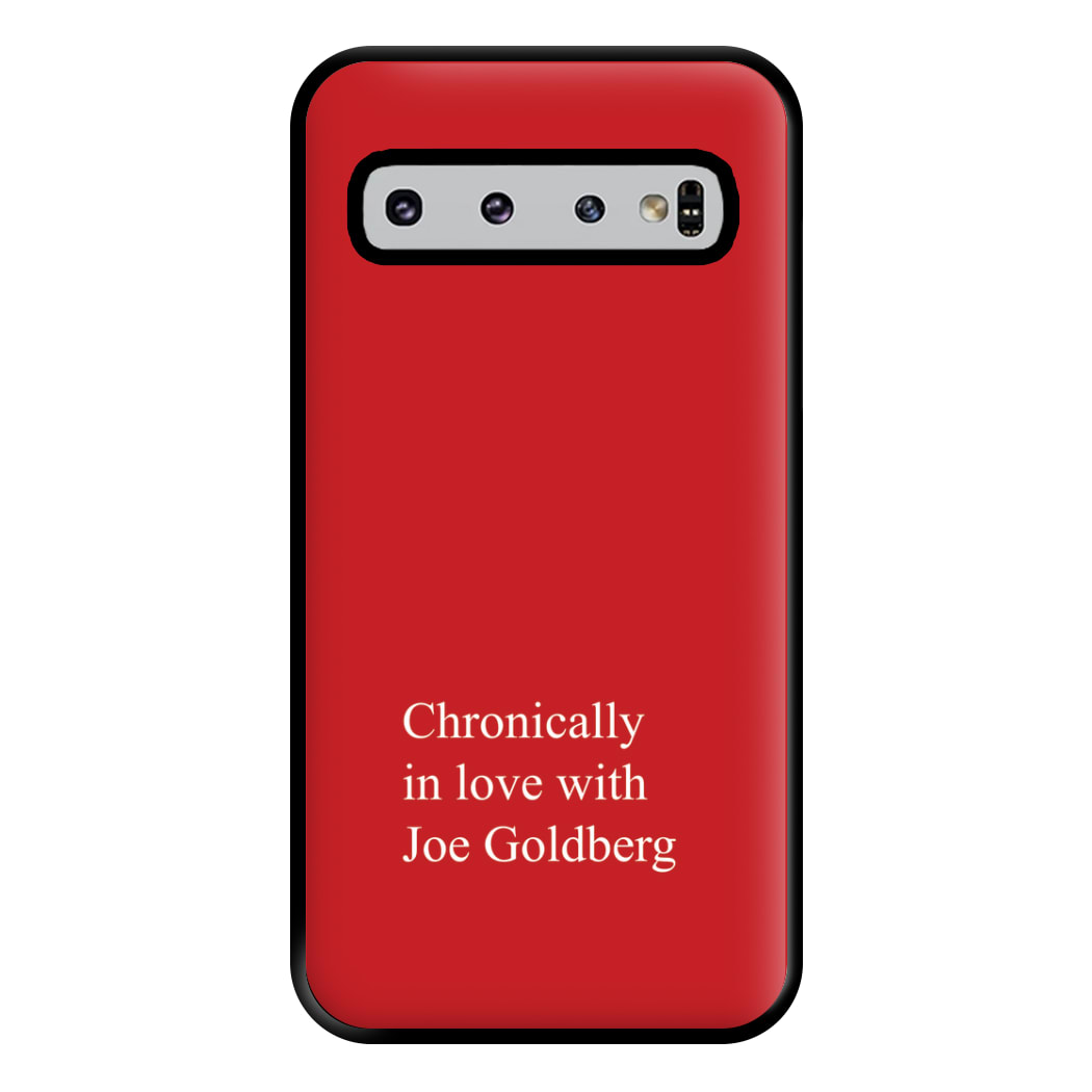 Chronically In Love With Joe Phone Case for Galaxy S10 Plus