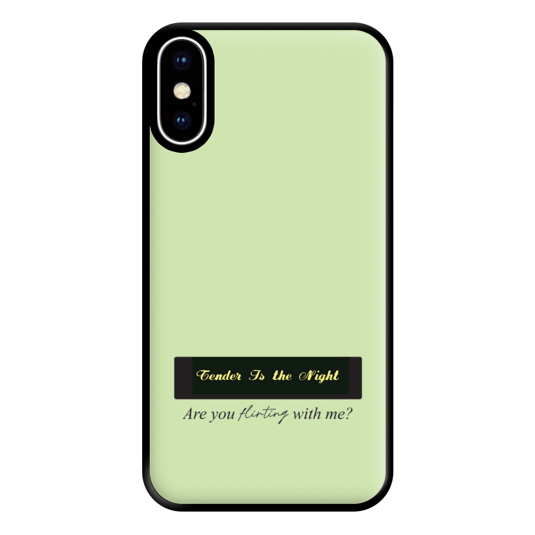 Are You Flirting With Me? Phone Case for iPhone XS Max