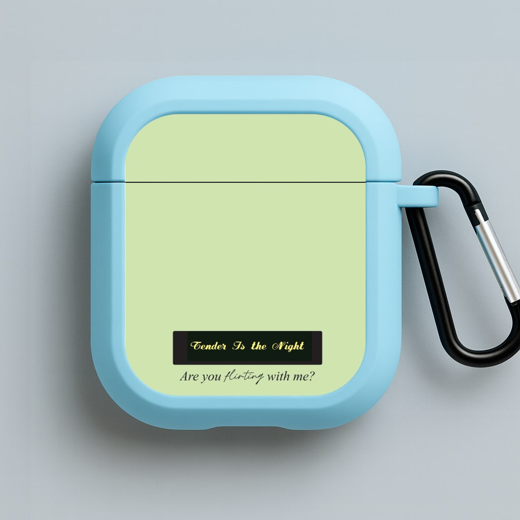 Are You Flirting With Me? Blue AirPods Case
