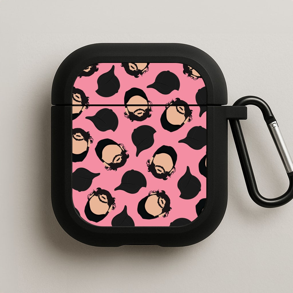 Joe And Hats Pattern AirPods Case