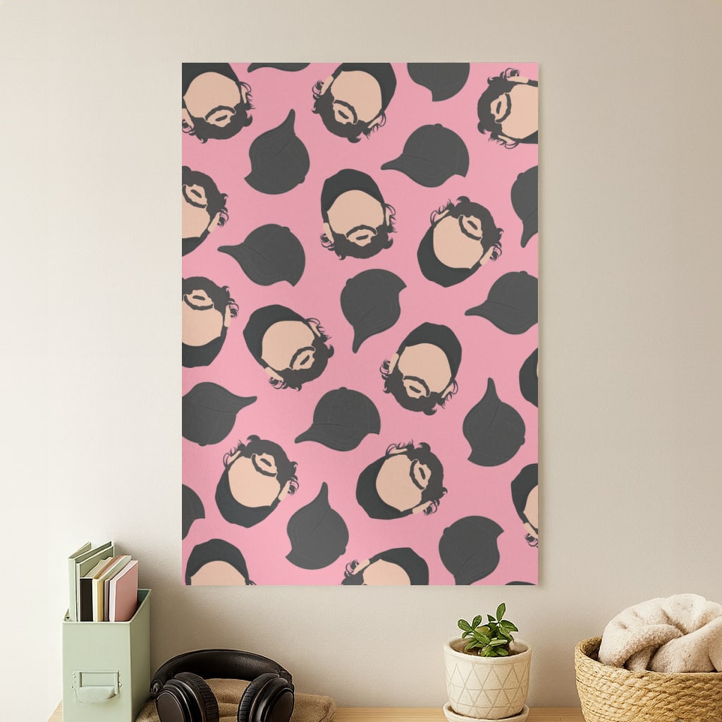 Joe And Hats Pattern Poster