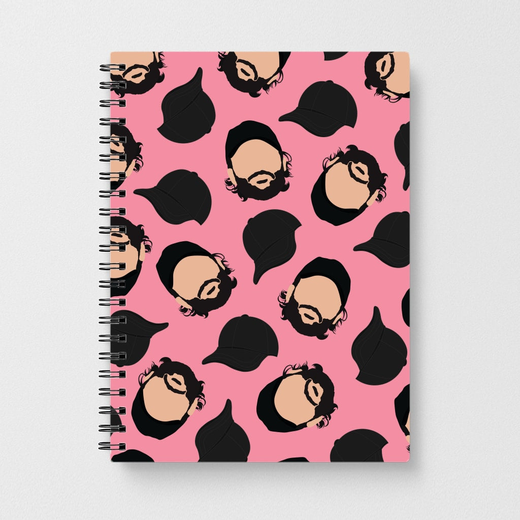 Joe And Hats Pattern Notebook