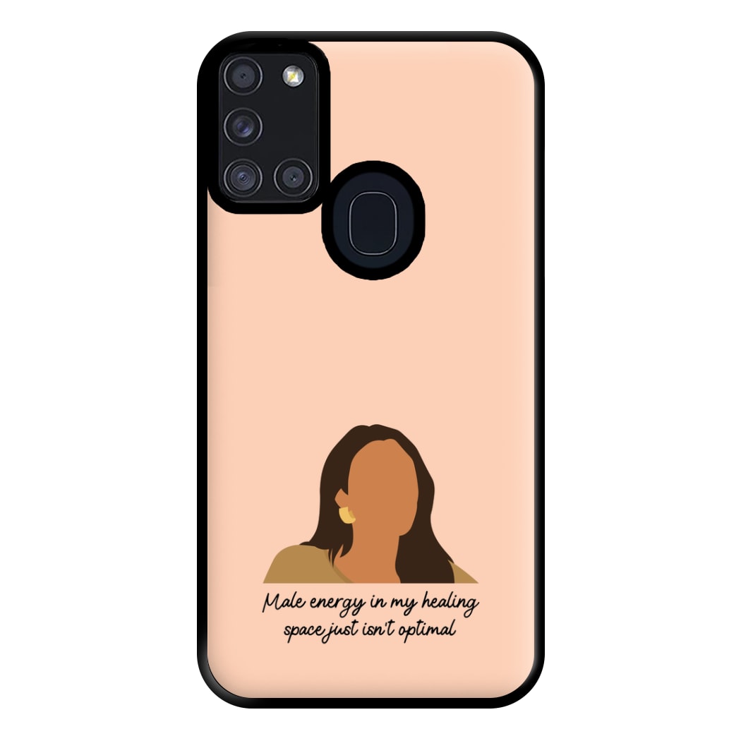 Male Energy Phone Case for Galaxy A21s