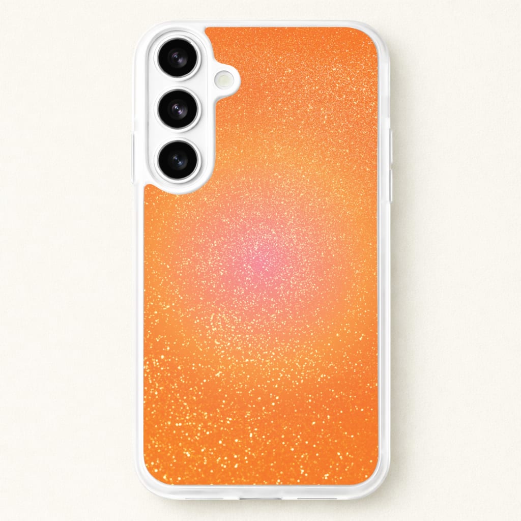 Orange Shimmer Phone Case - Galaxy S26 Plus