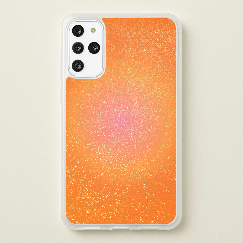 Orange Shimmer Phone Case - Galaxy S20 Plus