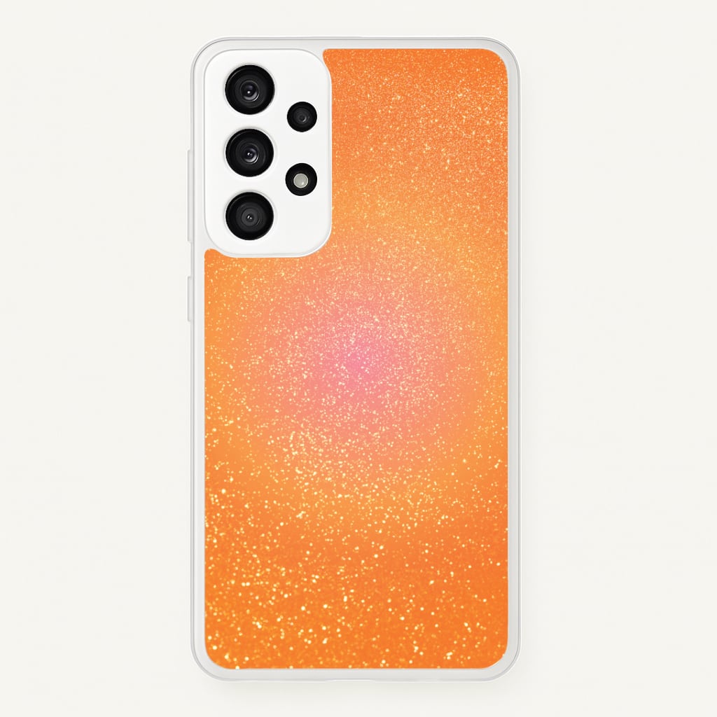 Orange Shimmer Phone Case - Galaxy A53