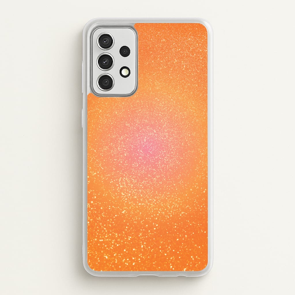 Orange Shimmer Phone Case - Galaxy A52 / A52s
