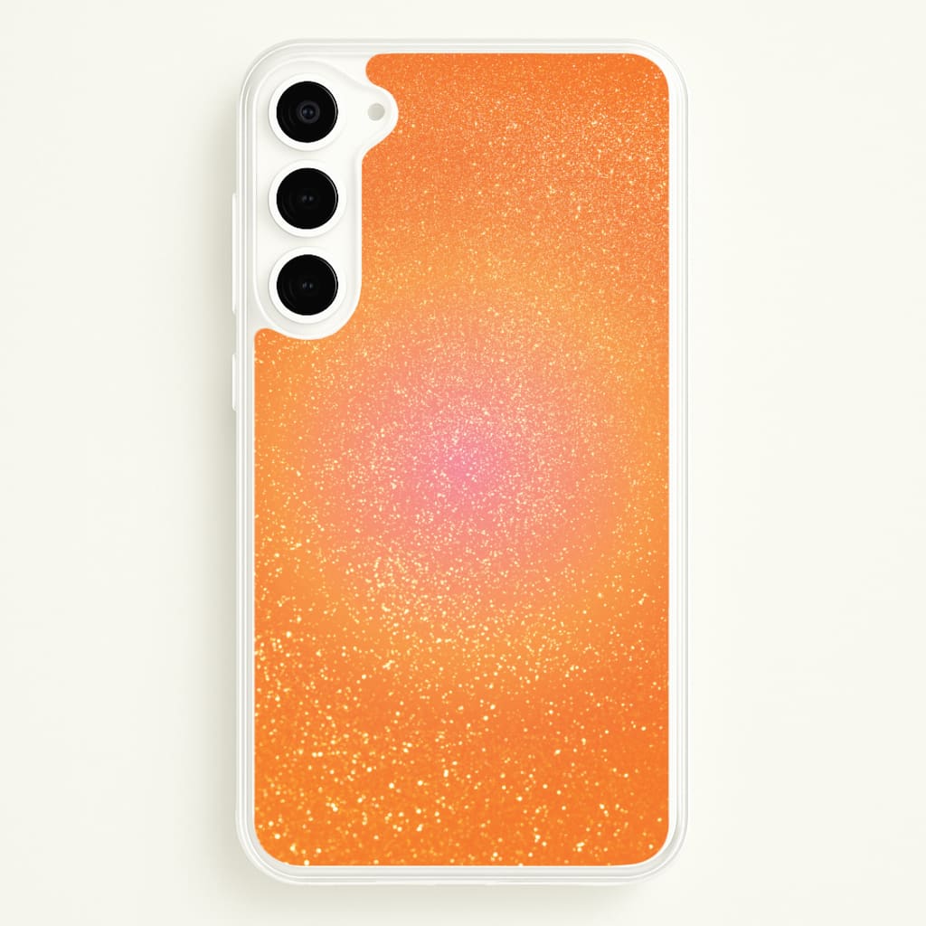 Orange Shimmer Phone Case - Galaxy S23 Plus