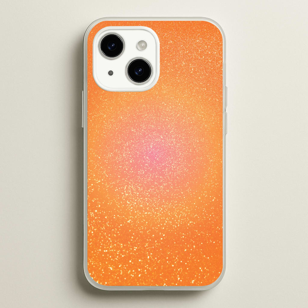Orange Shimmer Phone Case - iPhone 14 Plus