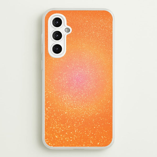 Orange Shimmer Phone Case - Galaxy A14