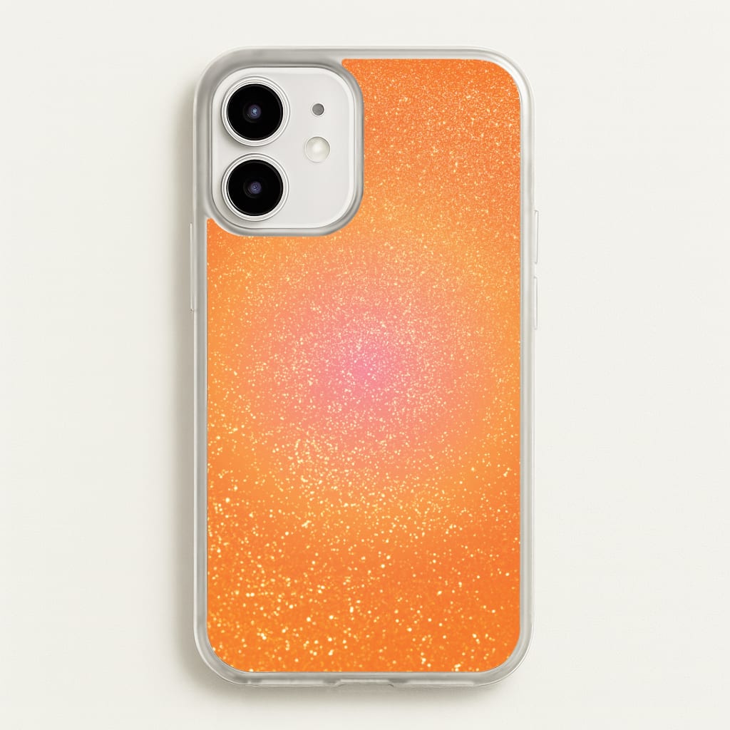 Orange Shimmer Phone Case - iPhone 12 Mini