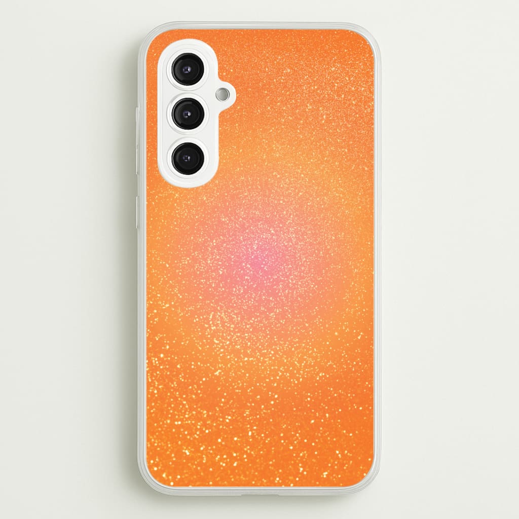 Orange Shimmer Phone Case - Galaxy S23FE