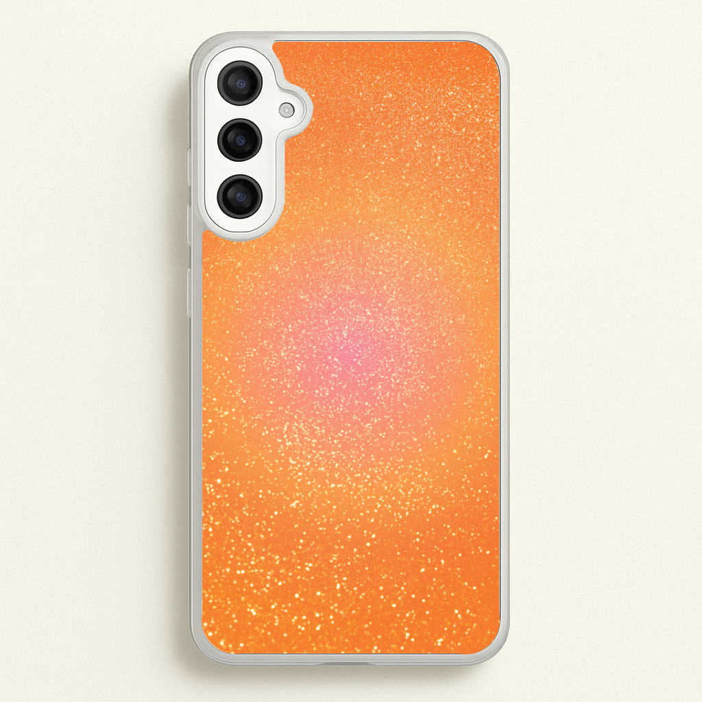 Orange Shimmer Phone Case - Galaxy A36