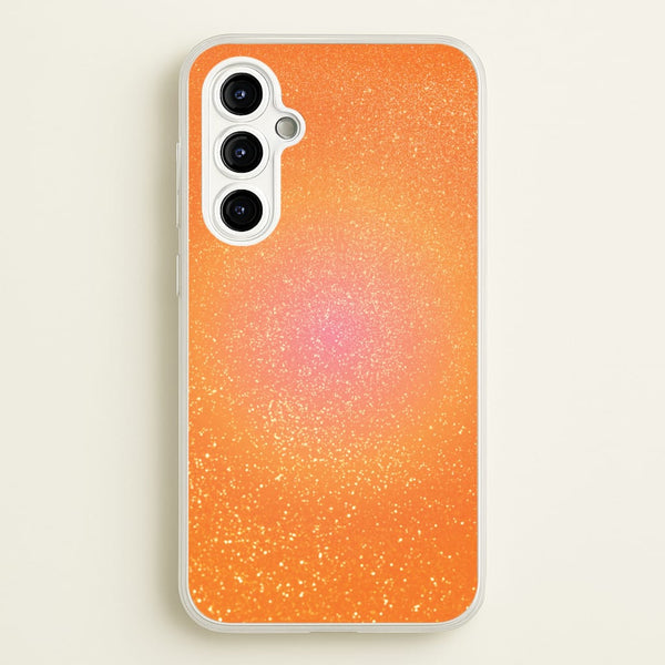 Orange Shimmer Phone Case - Galaxy A54