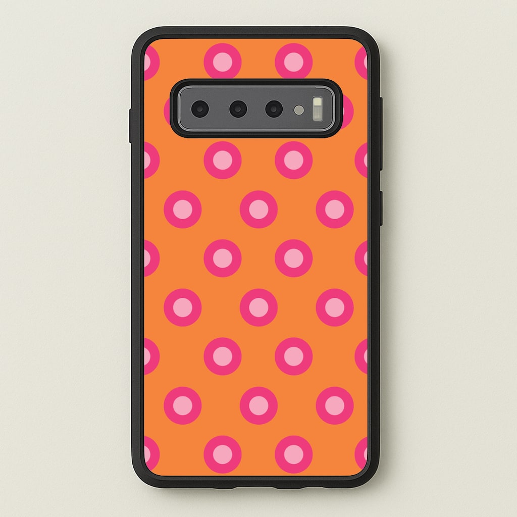 Sun Kissed Polka Phone Case - Galaxy S10