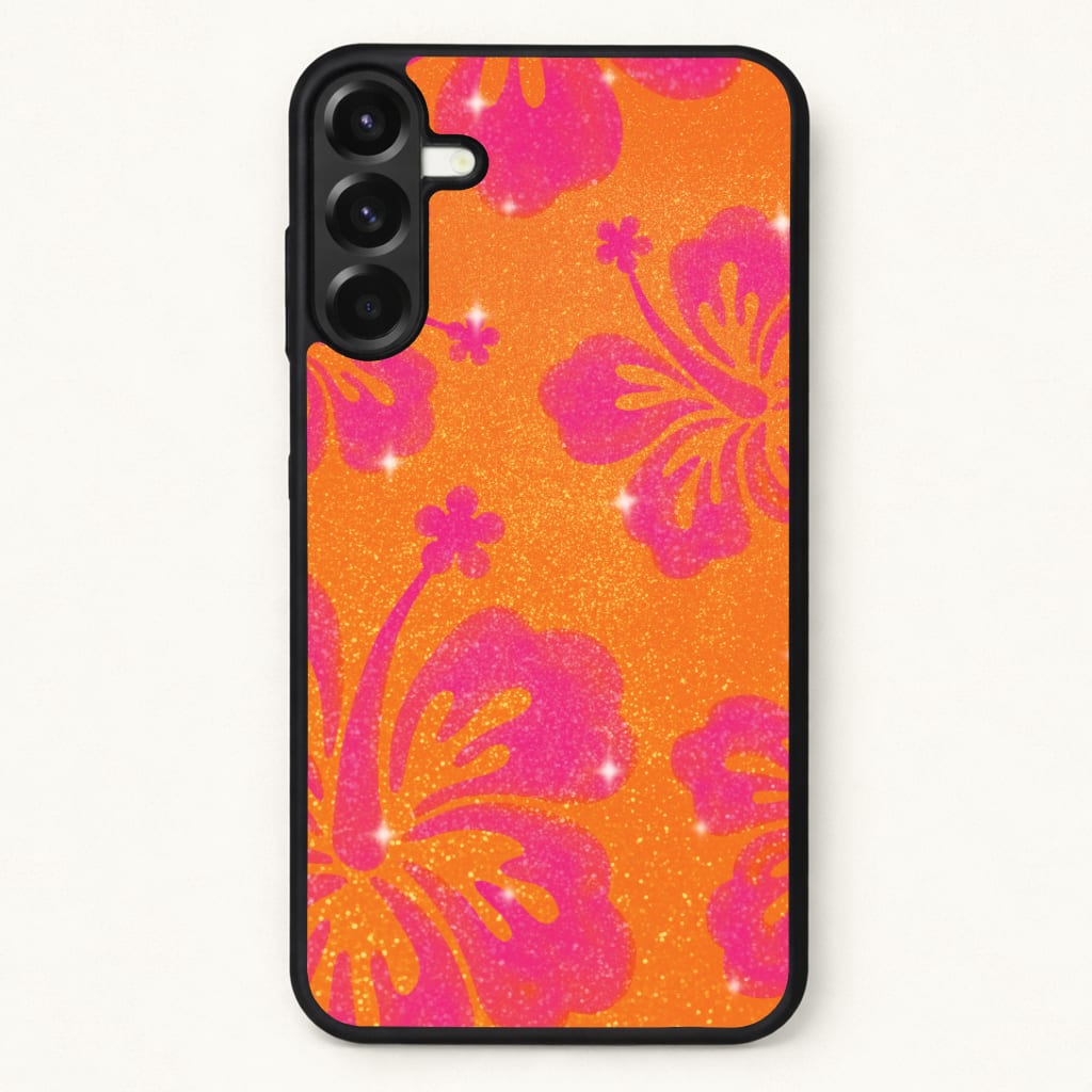Shimmer Hibiscus Phone Case - Galaxy A37