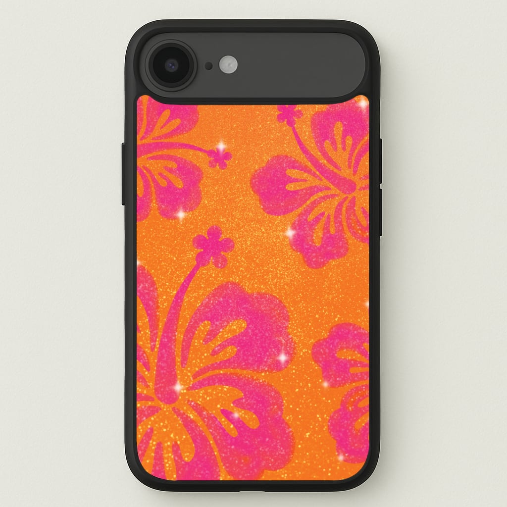 Shimmer Hibiscus Phone Case - iPhone 17 Air