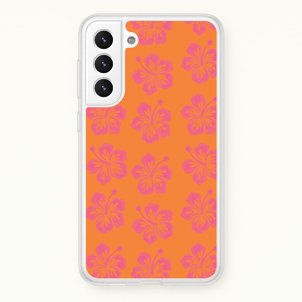 Hibiscus Heatwave Phone Case - Galaxy S21FE