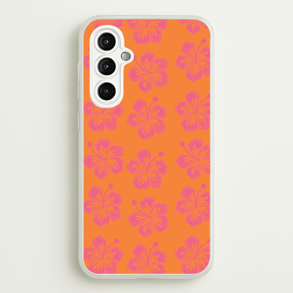 Hibiscus Heatwave Phone Case - Galaxy A14