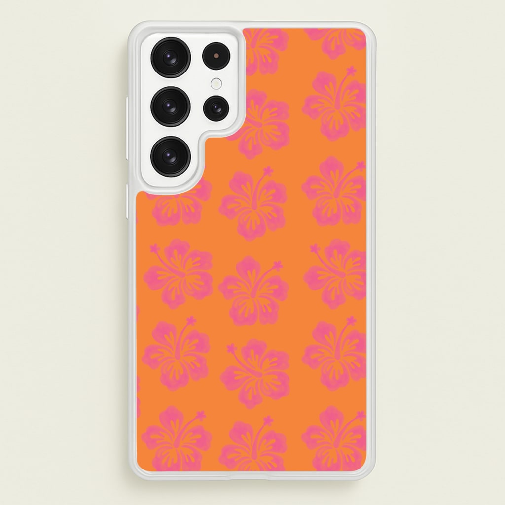 Hibiscus Heatwave Phone Case - Galaxy S23 Ultra