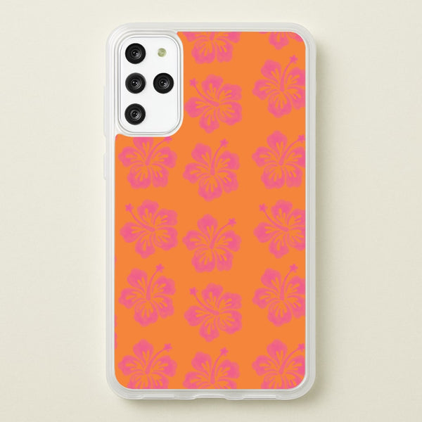 Hibiscus Heatwave Phone Case - Galaxy S20 Plus